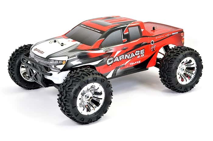 FTX CARNAGE 2 1/10 BRUSHED RC TRUCK 4WD RTR - RED